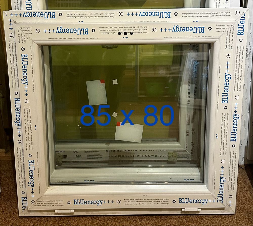 Okna PCV 85x80 i inne, dostepne od ręki!