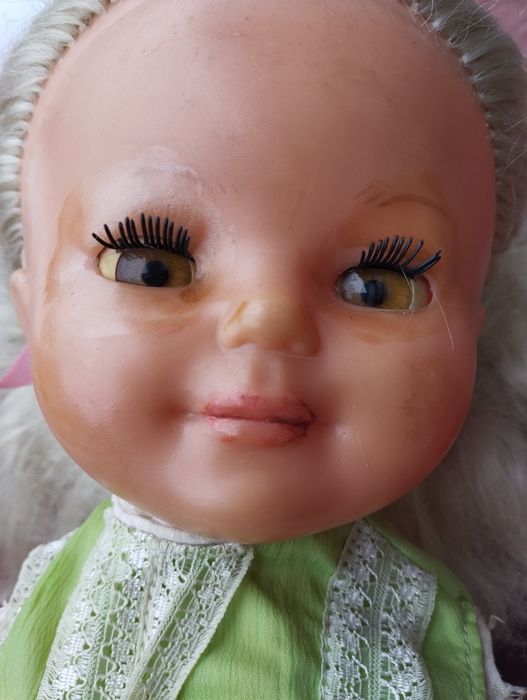 Винтажная шагающая кукла СССР. Лена. Ленигрушка