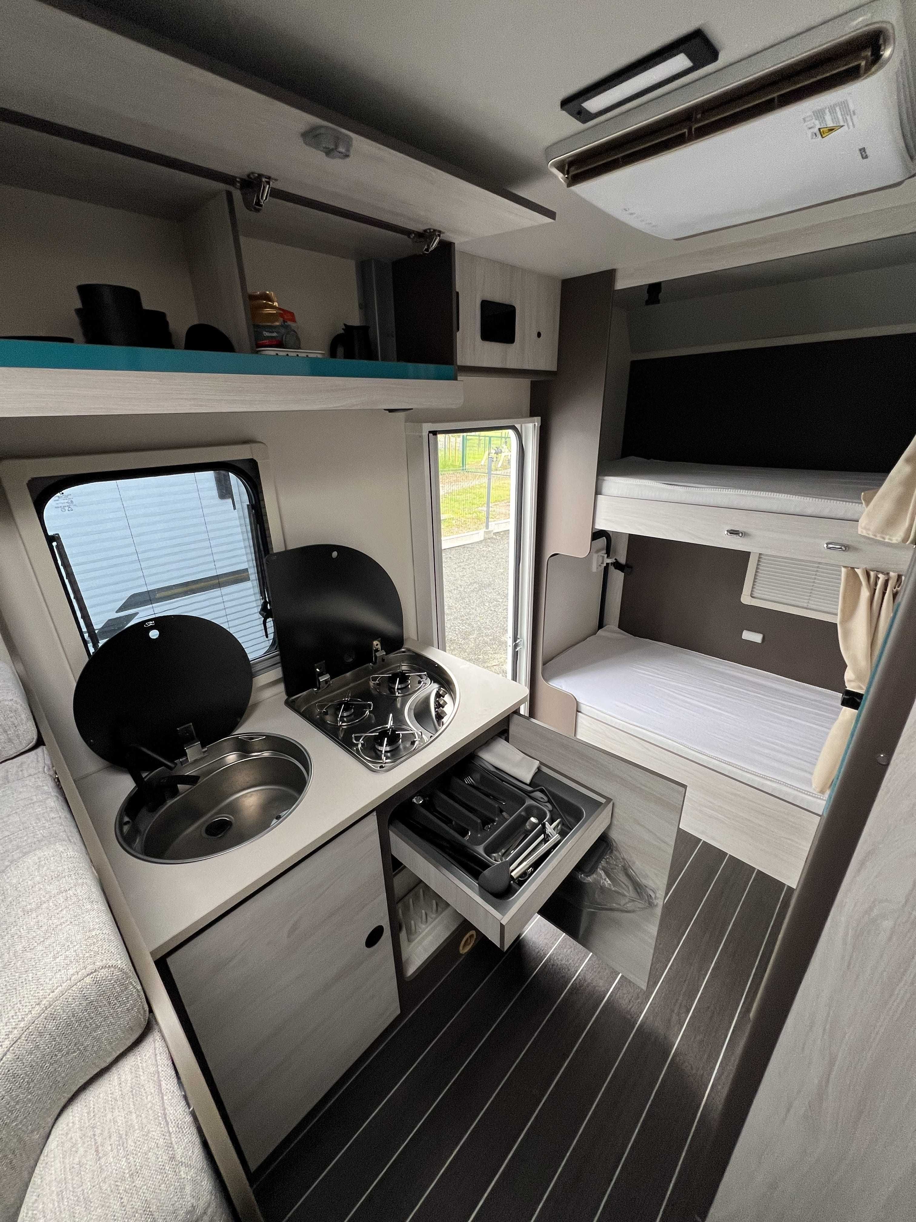Wynajem kamper / Camper Ford Transit Kilig 79 / Automat / 2025 7 osób!