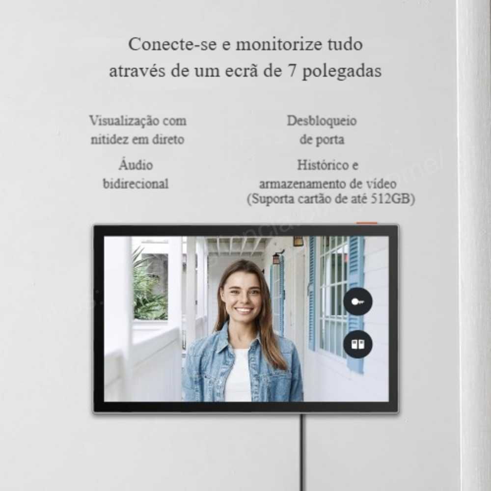 Vídeo porteiro‼️S/ fios‼️WiFi‼️Vídeo chamada e controlo pelo telemóvel