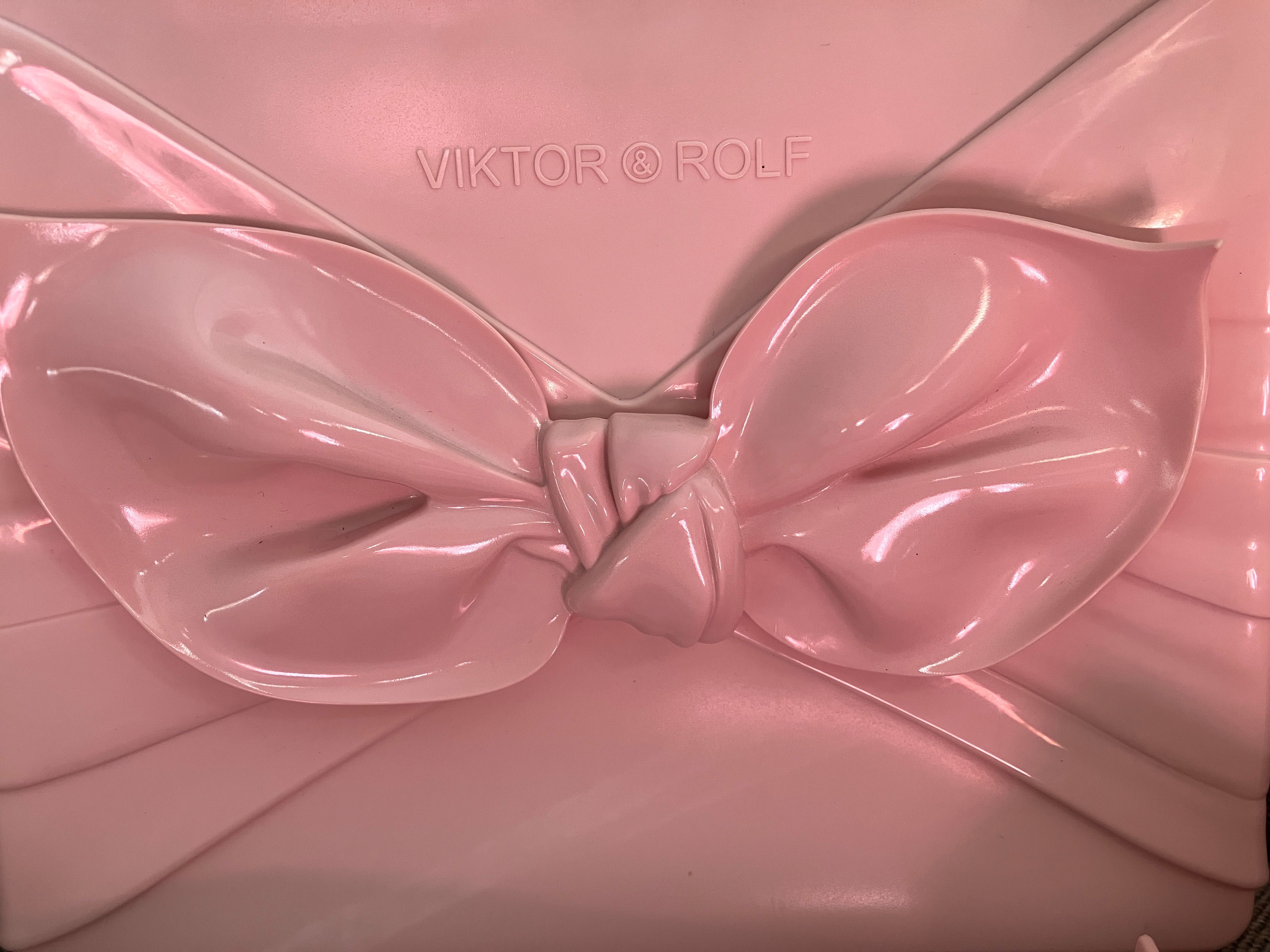 MELISSA TIE BAG Viktor and Rolf torebka limitowana edycja pudrowy róż