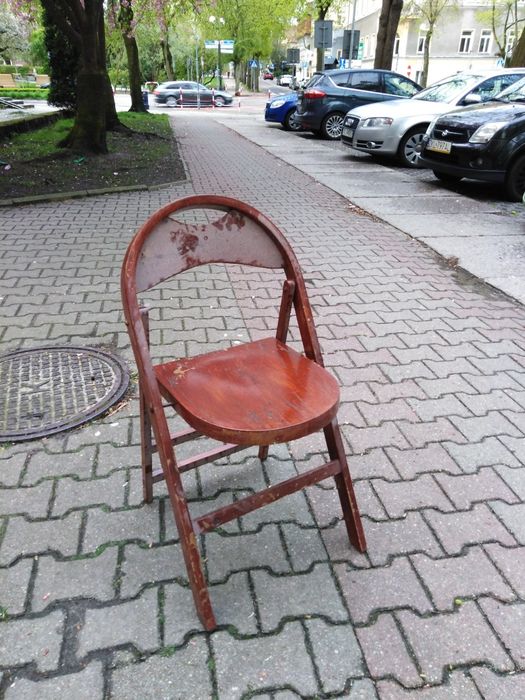 Thonet krzesło składane PRL