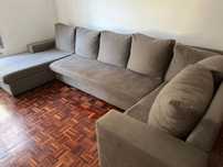 Sofá com chaise longue