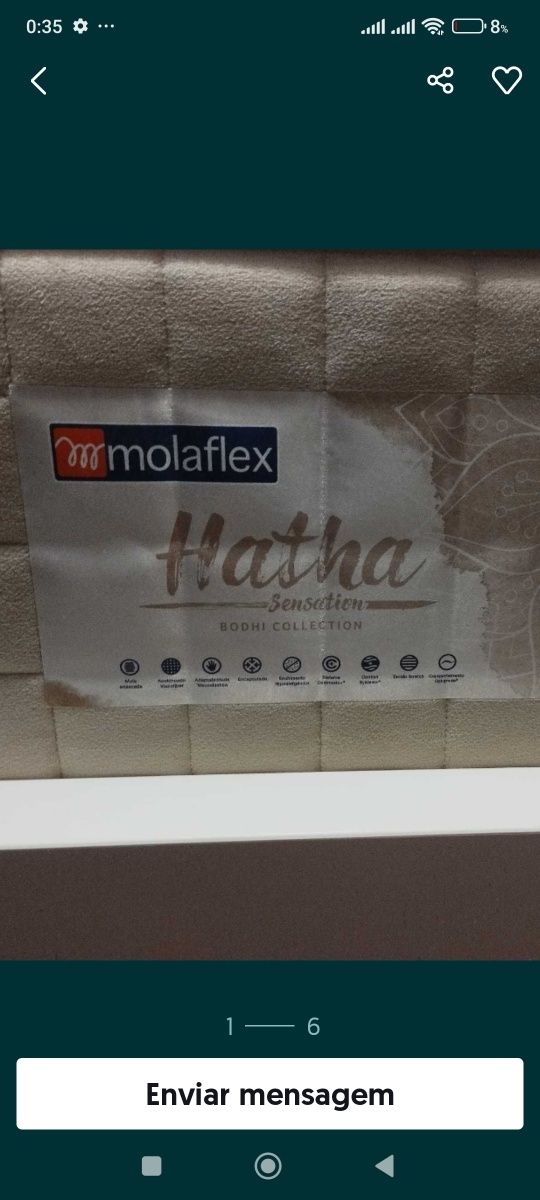 Vendo colchão molaflex