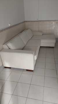 Sofa 3 lugares com chaise-long