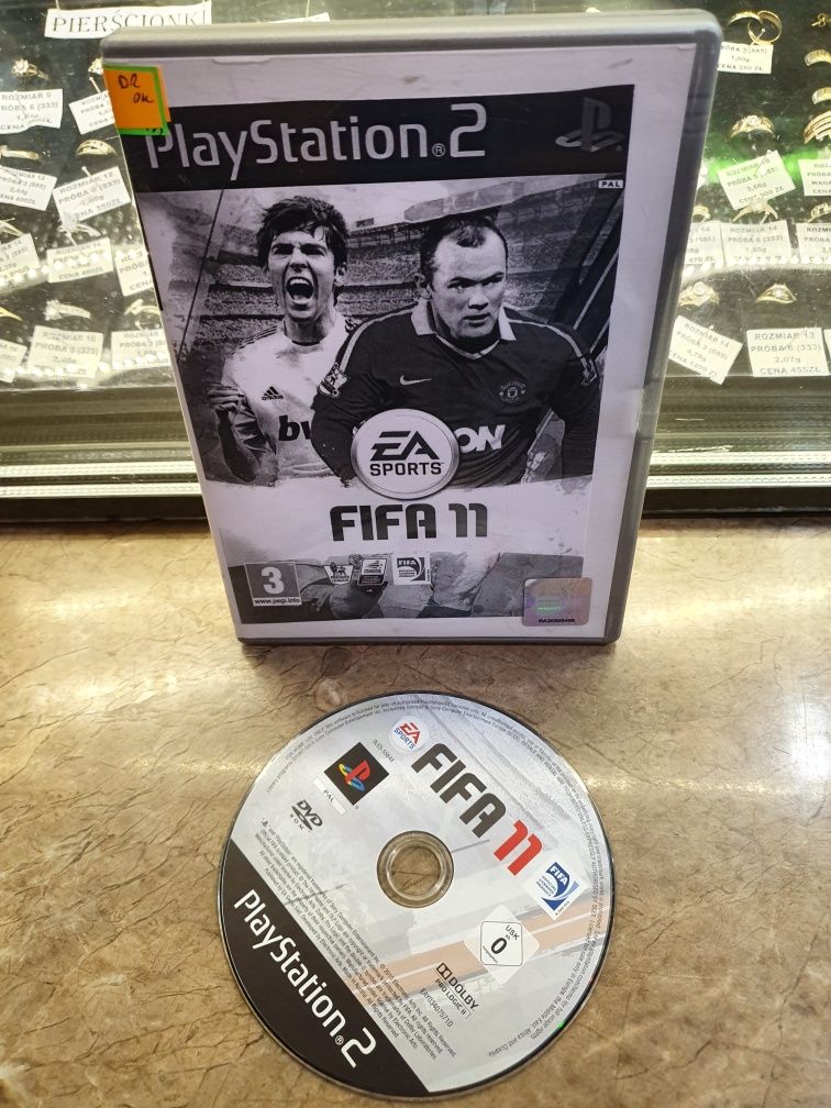 Gra gry ps2 playstation 2 Fifa 11 2011 Polska wersja PL