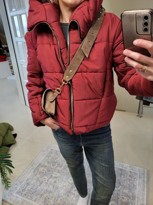 Kurtka pikowana z kapturem Cocomore