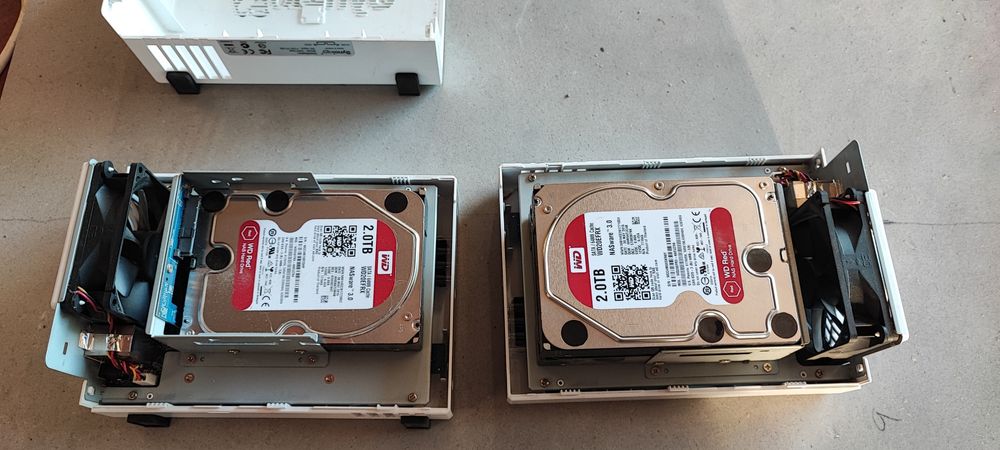 Synology ds214 se sistema de armazenamento de arquivos 3 x 2 terabytes