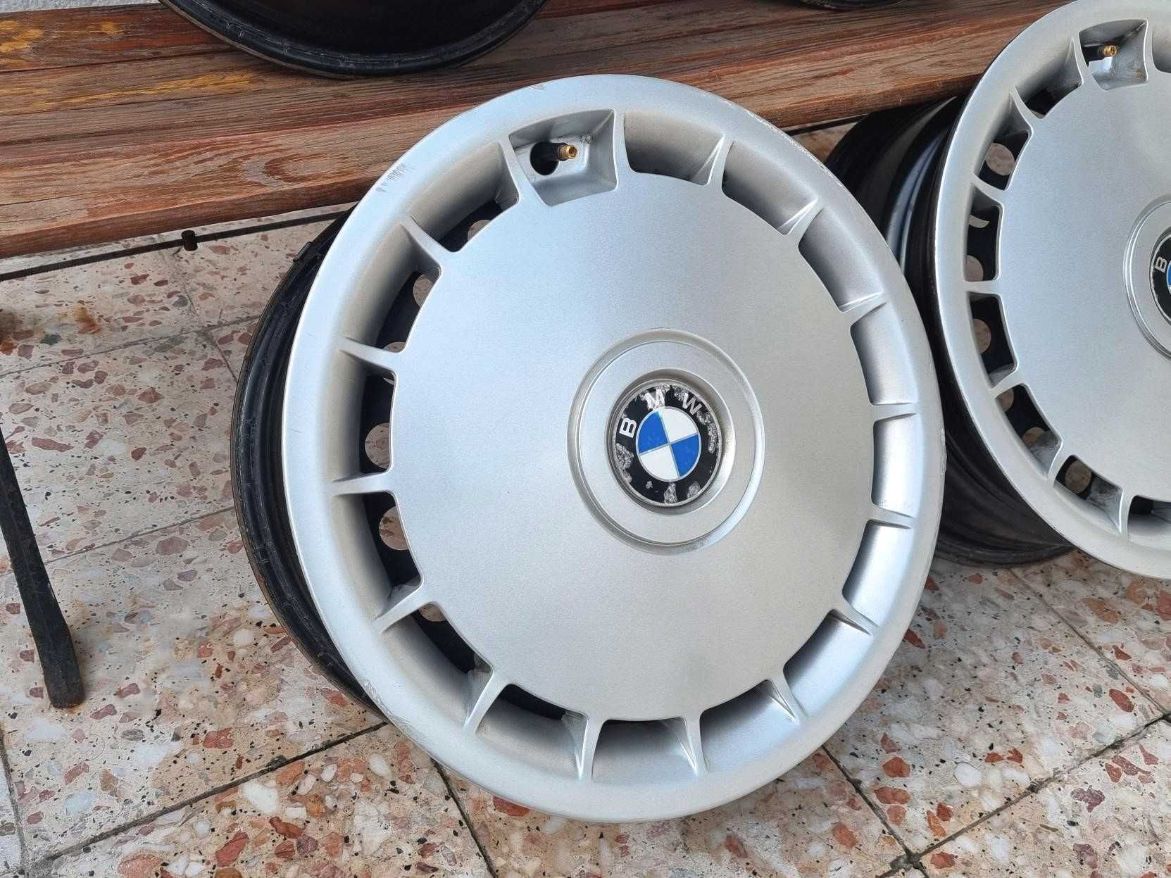 Jantes BMW E34 / E32 / E30 / E28 / E24 (Tampão & Jante de ferro R15)