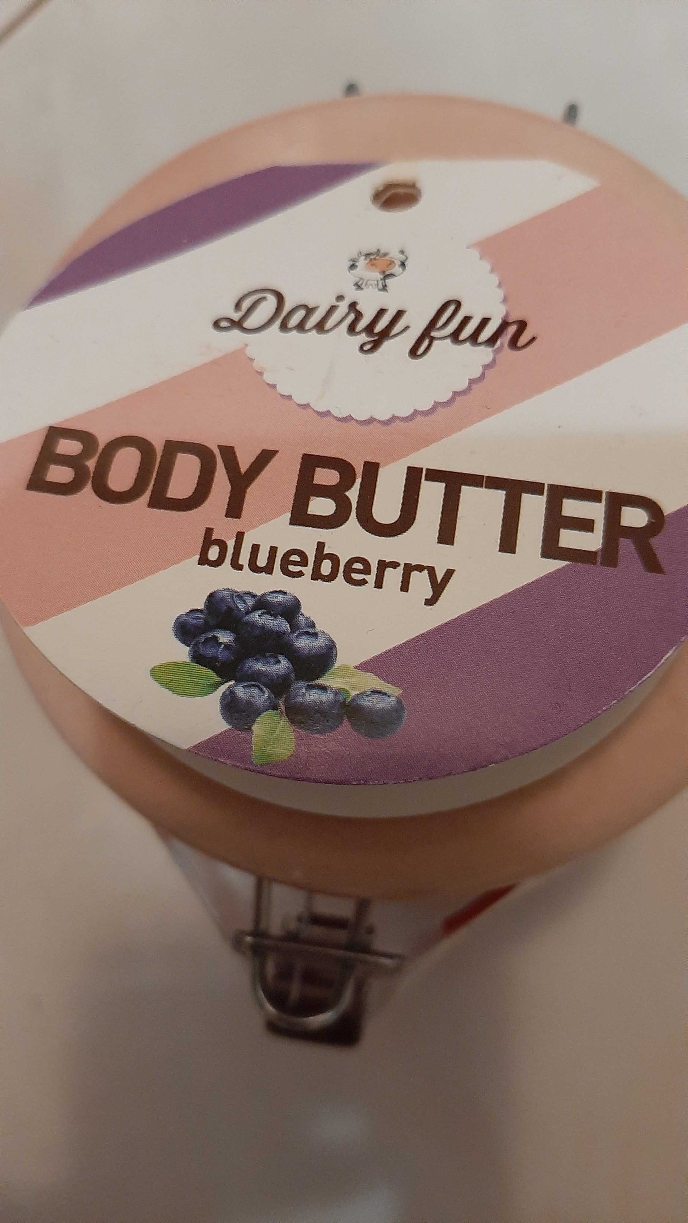 Delia Dairy Fun Blueberry Body Butter jagodowe masło do ciała