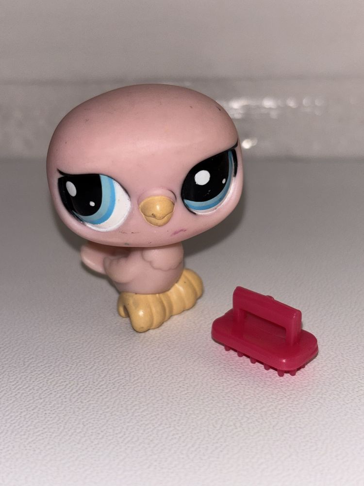 LITTLEST PET SHOP figurki kanarek papuga gołąb