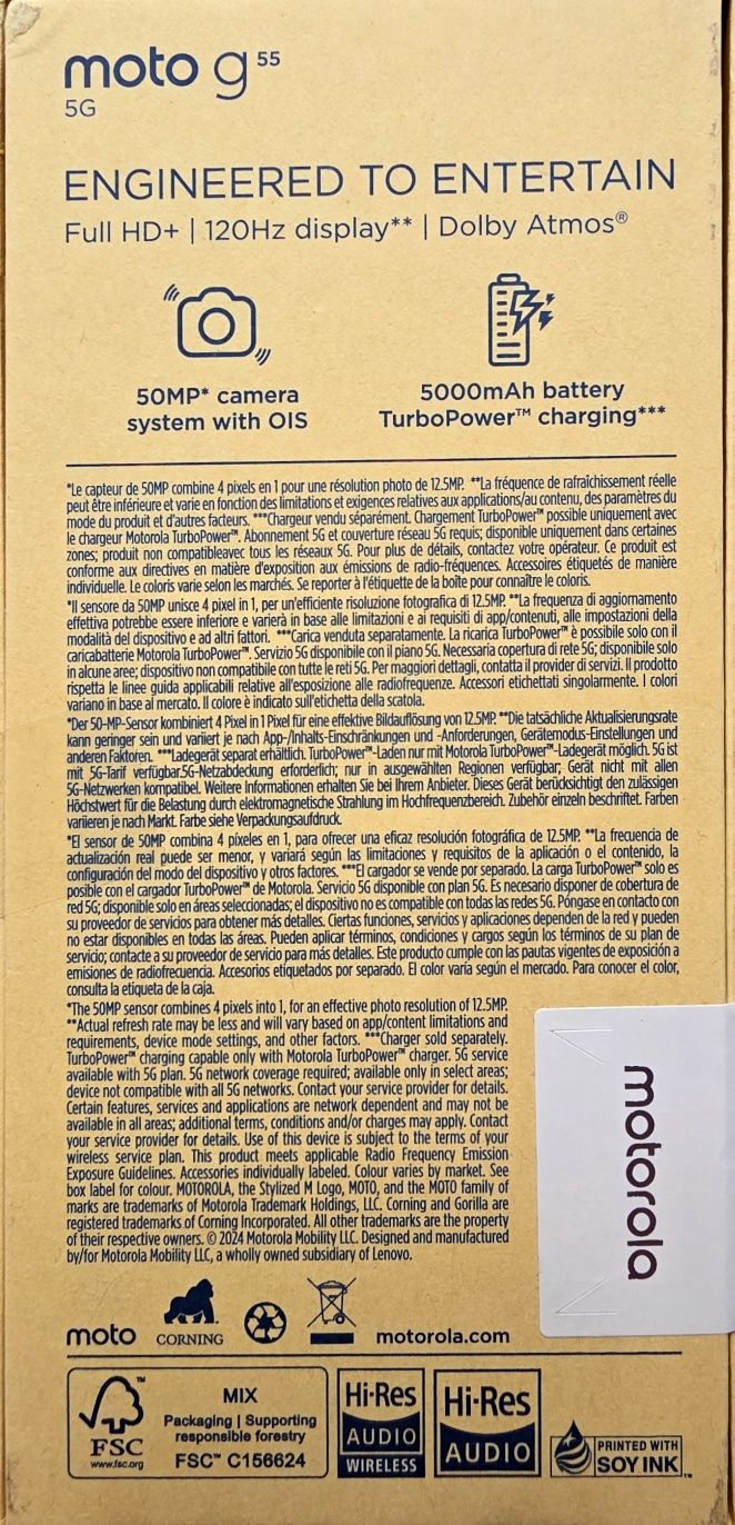 Motorola g55 5g 256g