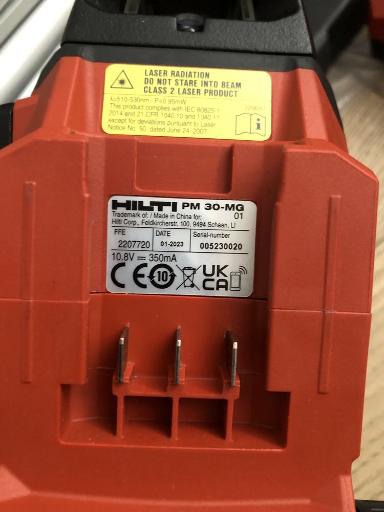 Лазерний нівелір Hilti PM 30-MG (2023 р)