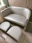 Sofa 120cm x 60cm + 2 pufy