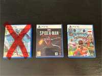 Horizon Forbidden West, Spider Max Miles Morales, Sackboy PS5