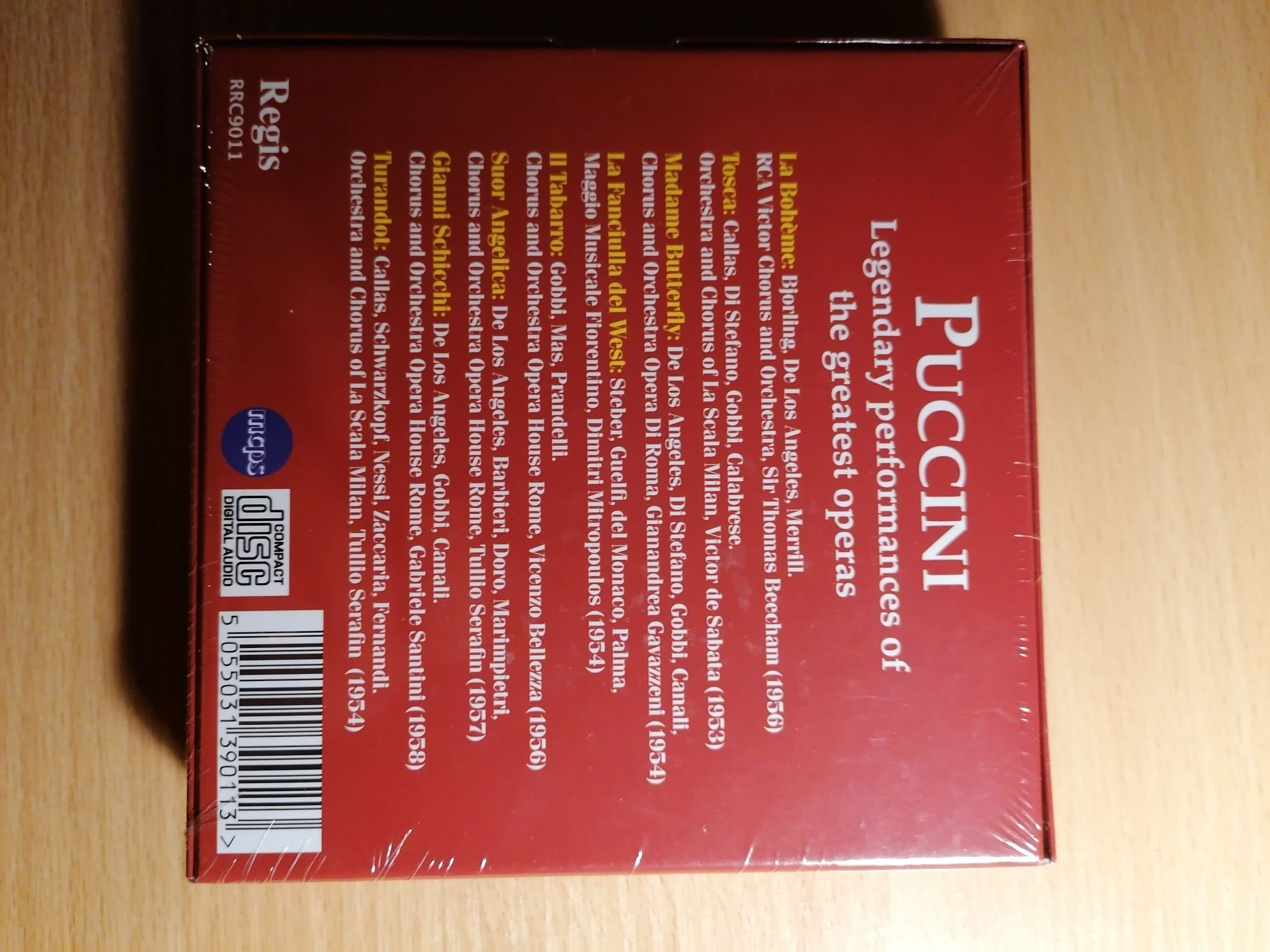 Puccini Various Artists The Great Operas 13CD box