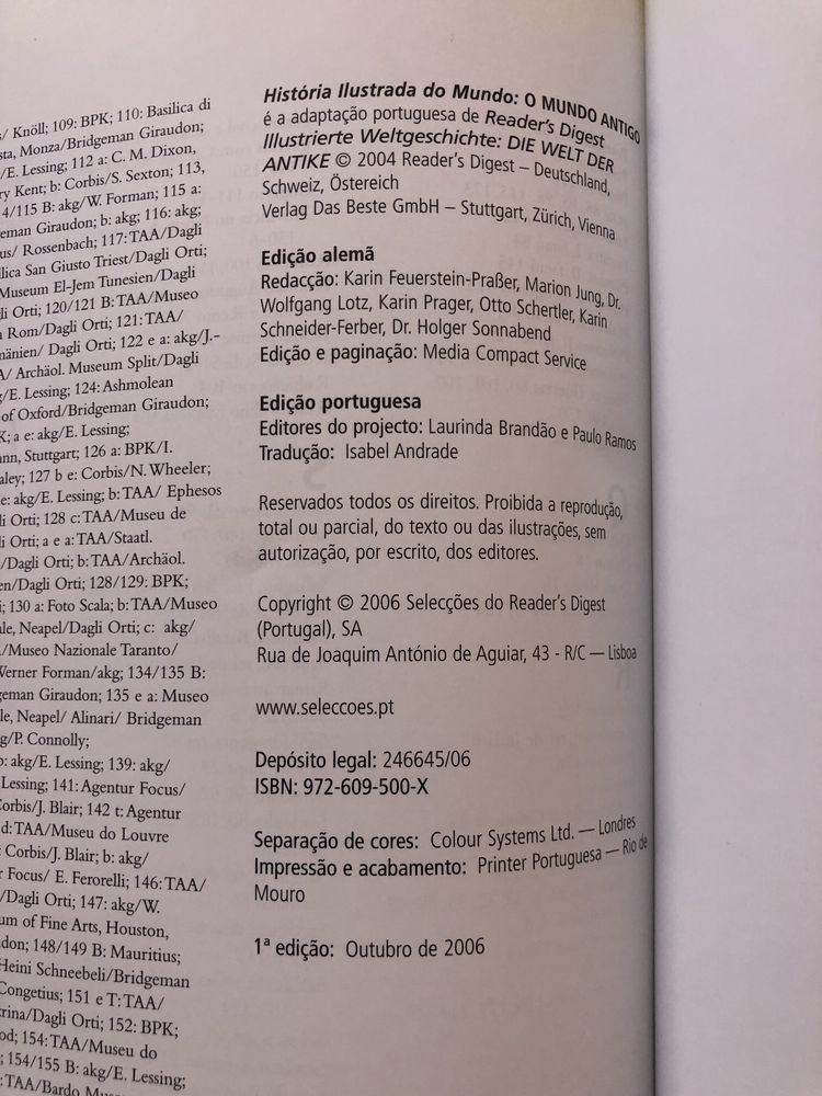 Livros “A alvorada da civilização” e “O mundo antigo”