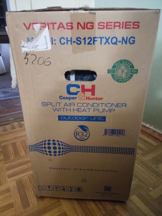 Кондиционер инверторный  сплит  12 Cooper hunter до -15 wi-fi