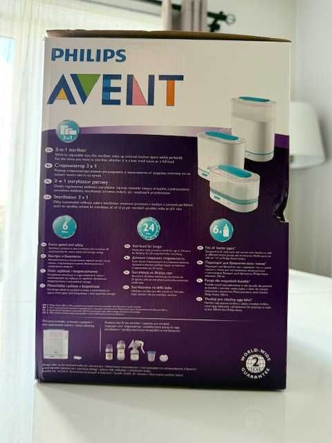 Nowy sterylizator parowy Philips Avent 3w1 – super cena!