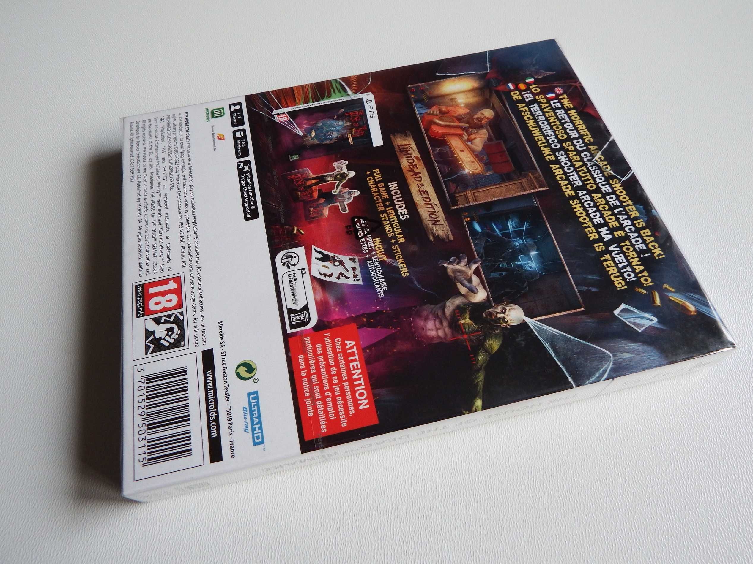 PS5 THE HOUSE OF THE DEAD Limidead Edition NOWA super wydanie zobacz