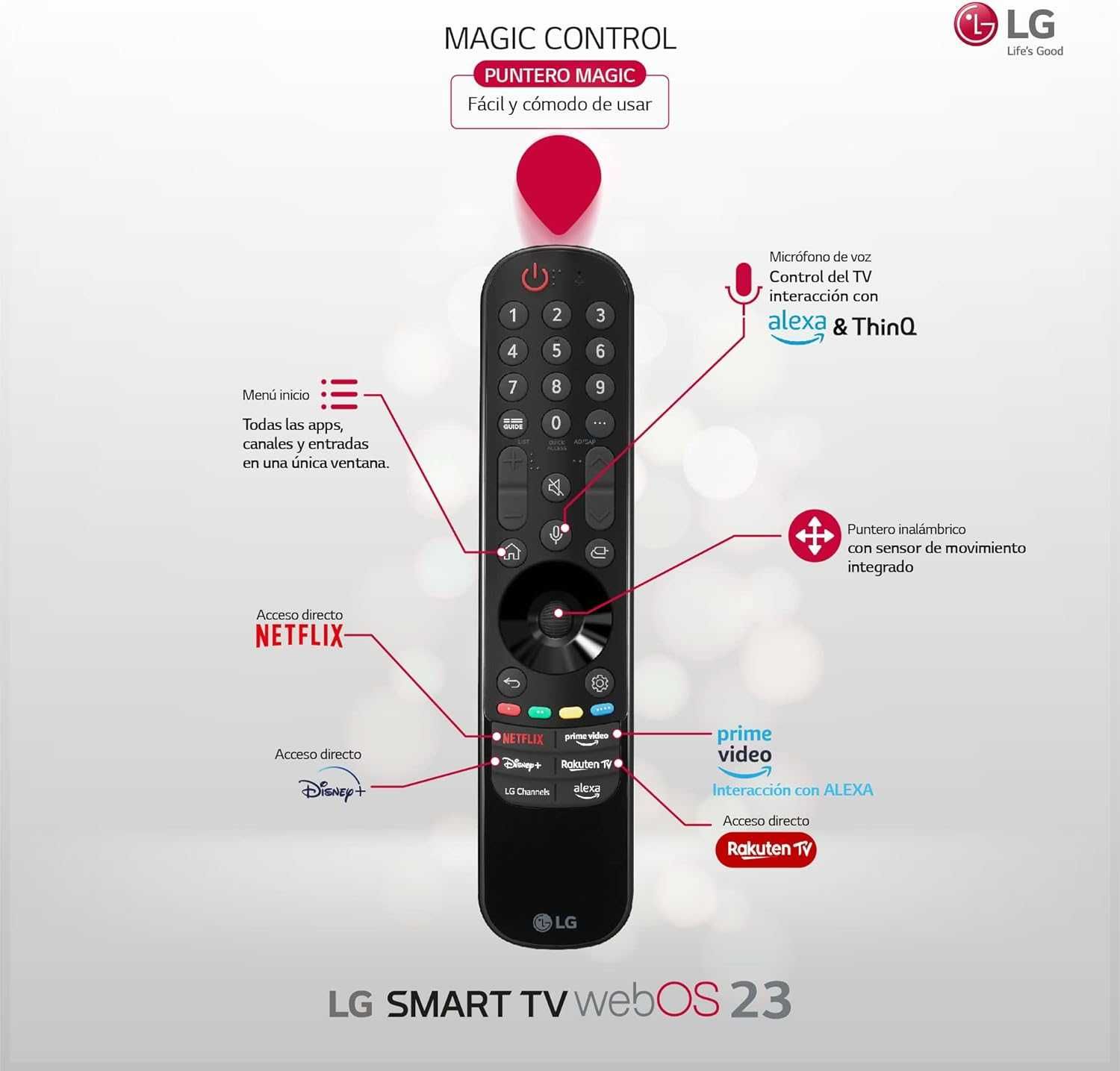 Телевізор LG 43QNED756RA, 4K, Active HDR, 60 Гц, Smart TV, [2023]