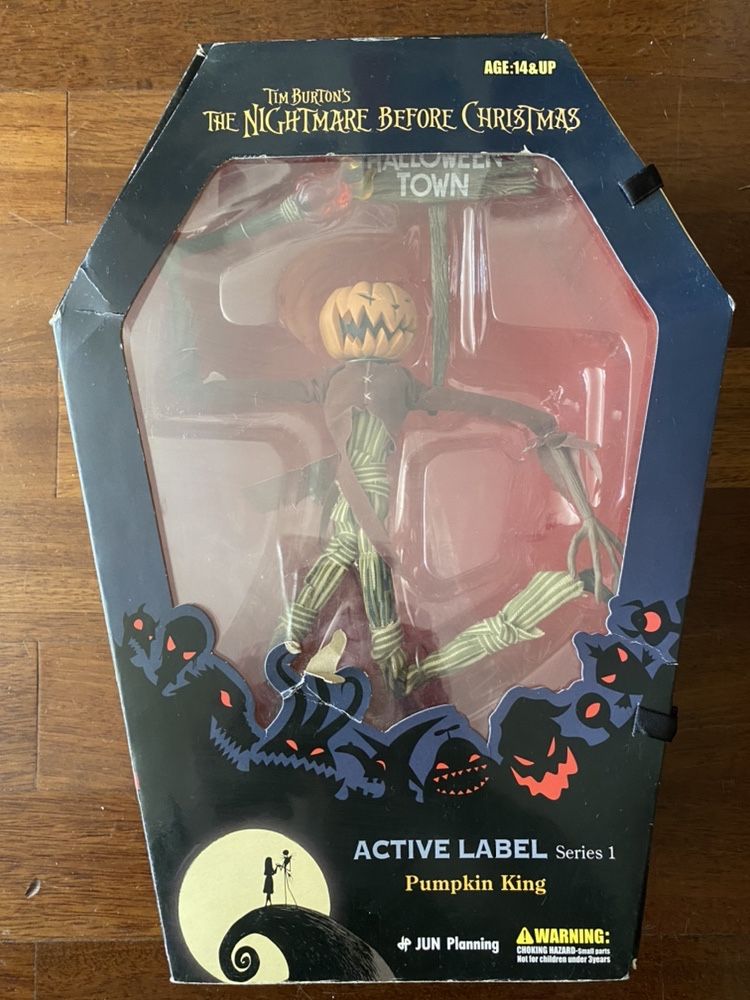 Figura colecionável The Nightmare Before Christmas Pumpkin King