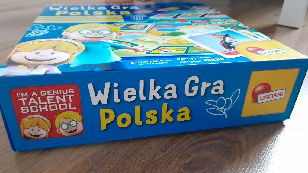 Wielka gra Polska edukacyjna jak nowa preznet polecam