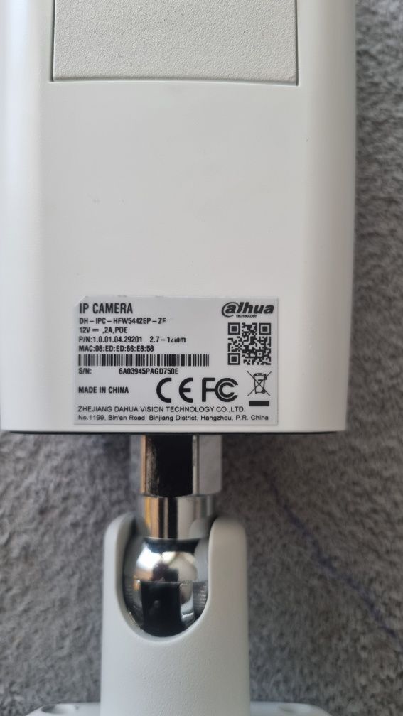 ip kamera dahua Kamera IP IPC-HFW5442E-ZE-2712 zoom 4Mpx Dahu
