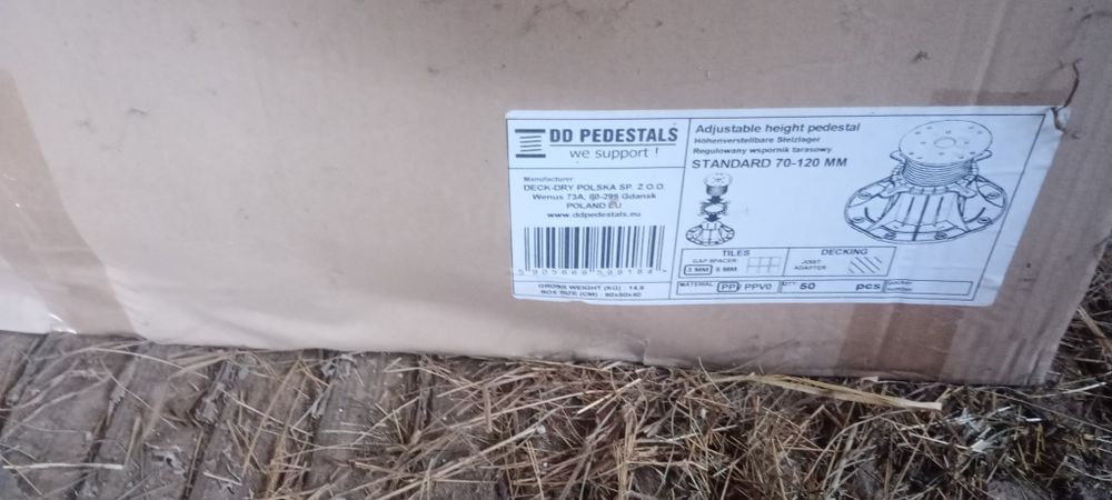 Podstawki do tarasów wentylowanych