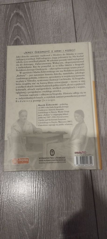 Marek Żebrowski "Jerzy Giedroyć "Życie przed Kulturą" "
