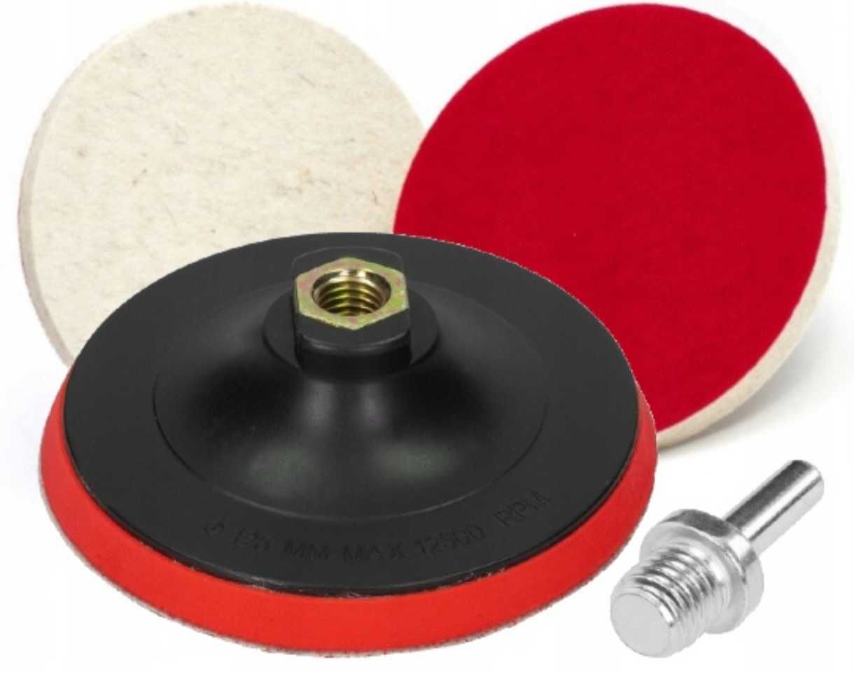 Komplet do Polerowania Lamp Reflektorów Tlenek Ceru 100g + FILC