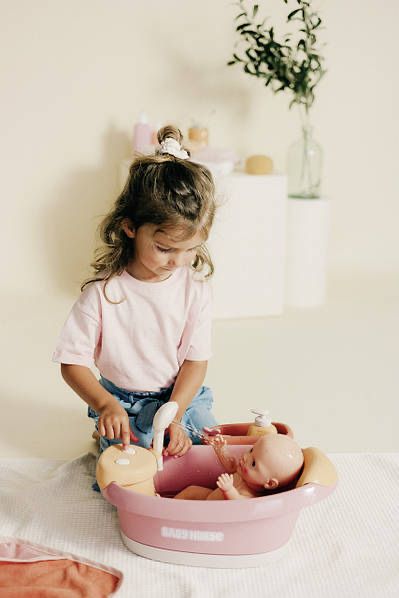 Ванна для пупса Smoby “Бебі Ньорс. Терракотова пудра