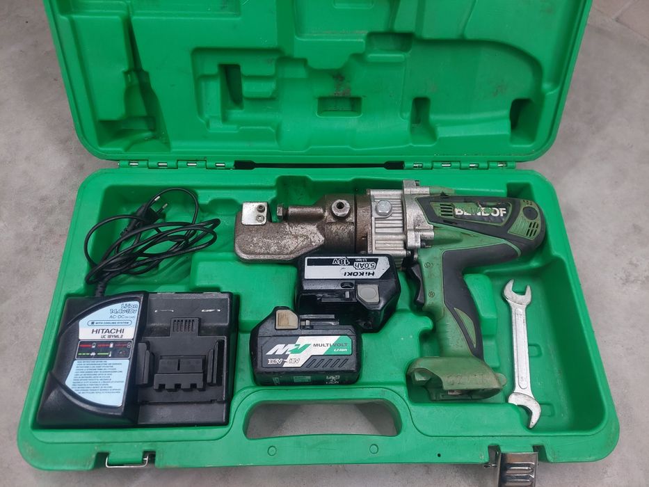 Przecinarka gilotyna do prętów zbrojeniowych Hitachi BENDOF DC-16