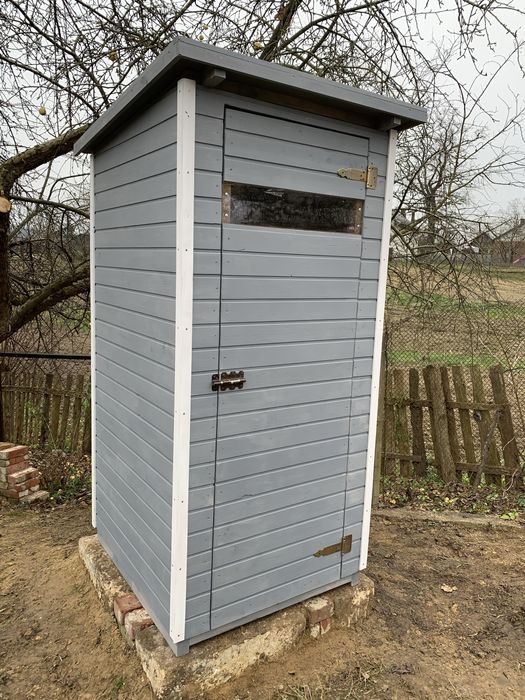Туалет деревяний, дачний туалет, виходок