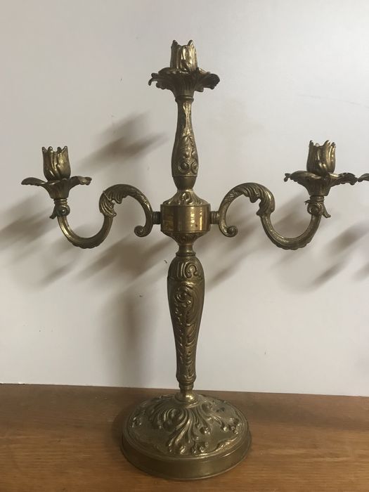 Канделябр бронза пара