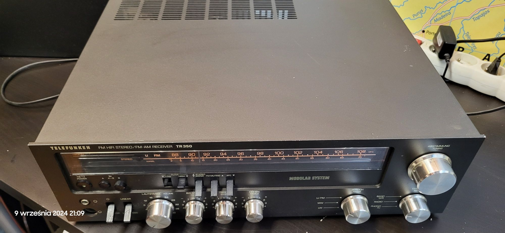 Amplituner Telefunken TR 350 sprawny