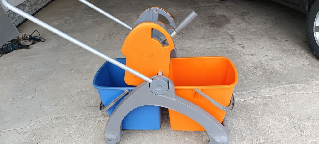 Wiadro mop wózek splast 2x25 litrów wyciskacz Vileda