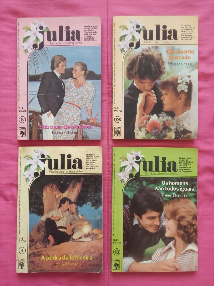 20 livro de Romances JÚLIA e BIANCA