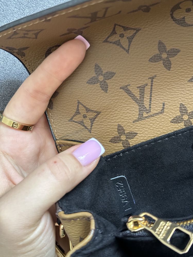 Сумка шкіряна Louis Vuitton Pochette Metis , лв, LV, Jacquemus, coach
