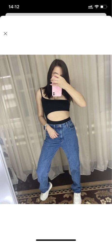 Боди черный от prettylittlething