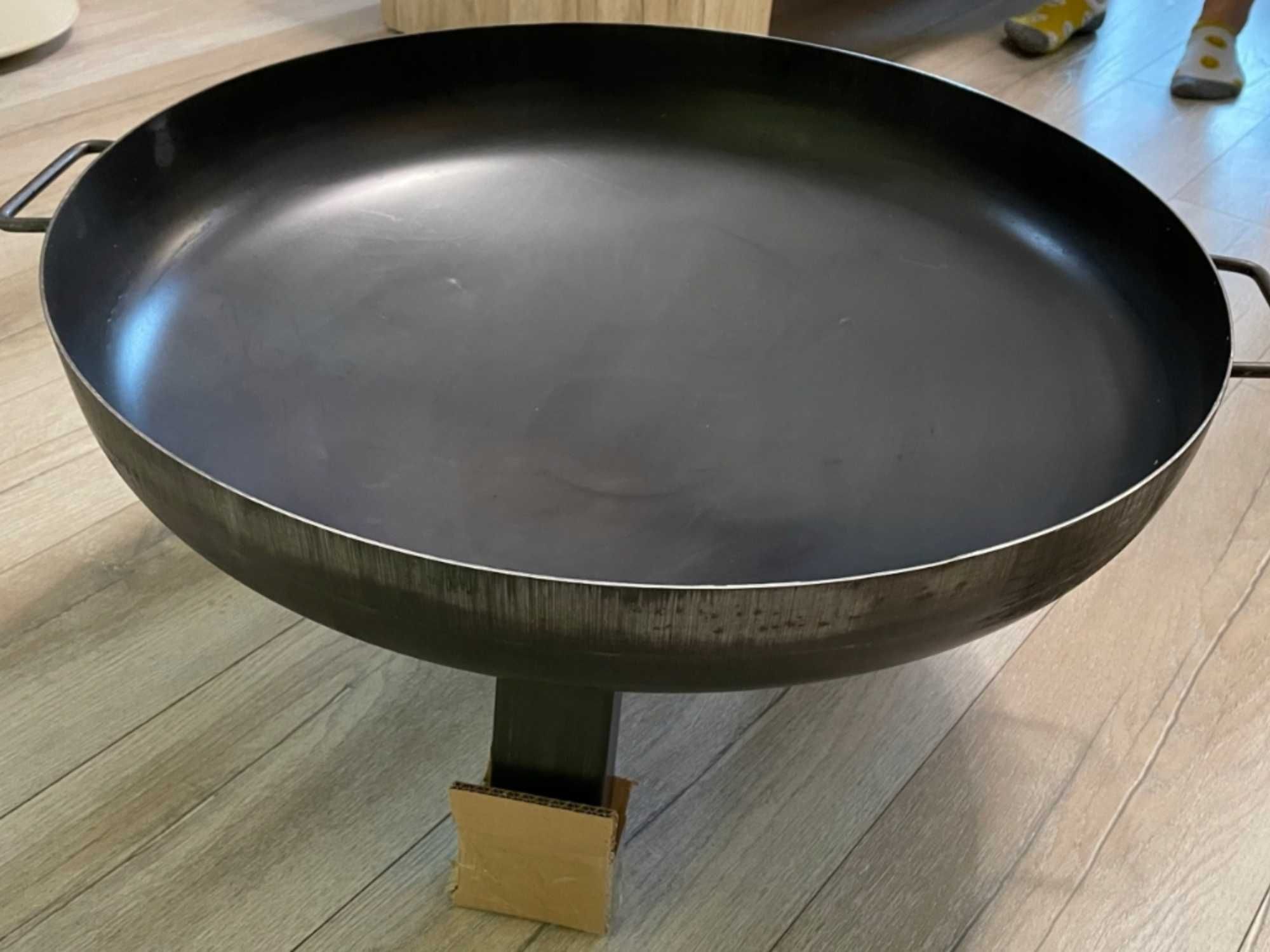 DUŻE‼️ Palenisko Ogrodowe Grill Misa Żeliwne MOCNE Ognisko 60 cm