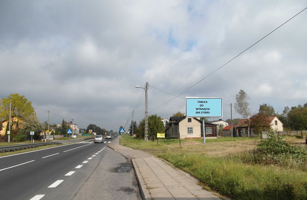 Działka inwest. 1,4 ha  DK-1 + Tablica reklamowa