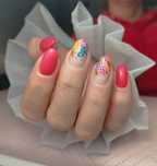 Manicure hybrydowy żelowy Pedicure hybrydowy Dopełnienie żel