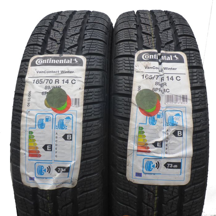 165/70/14C Continental 165/70R14C VanContact Winter Zima Nieużywane