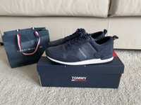 Tommy Hilfiger Sneakersy Iconic Leather Suede Mix Runner 41/26,5 cm