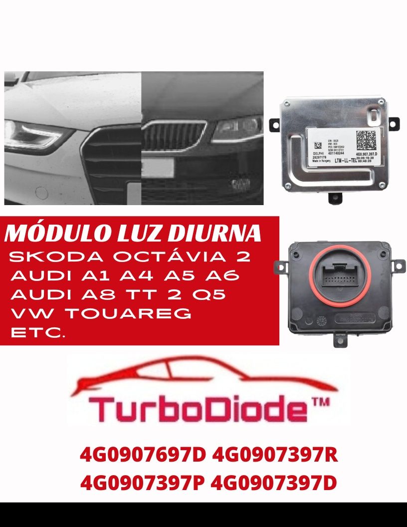 Módulo balastro luz diurna Audi VW Skoda