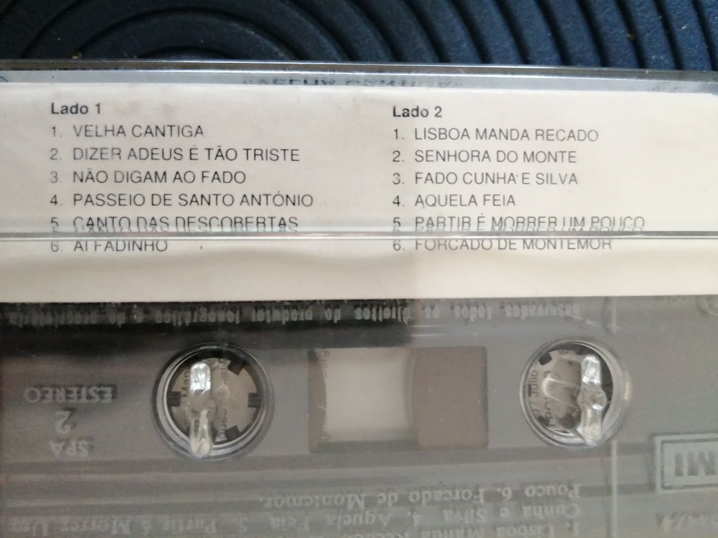 Cassetes audio José da Câmara