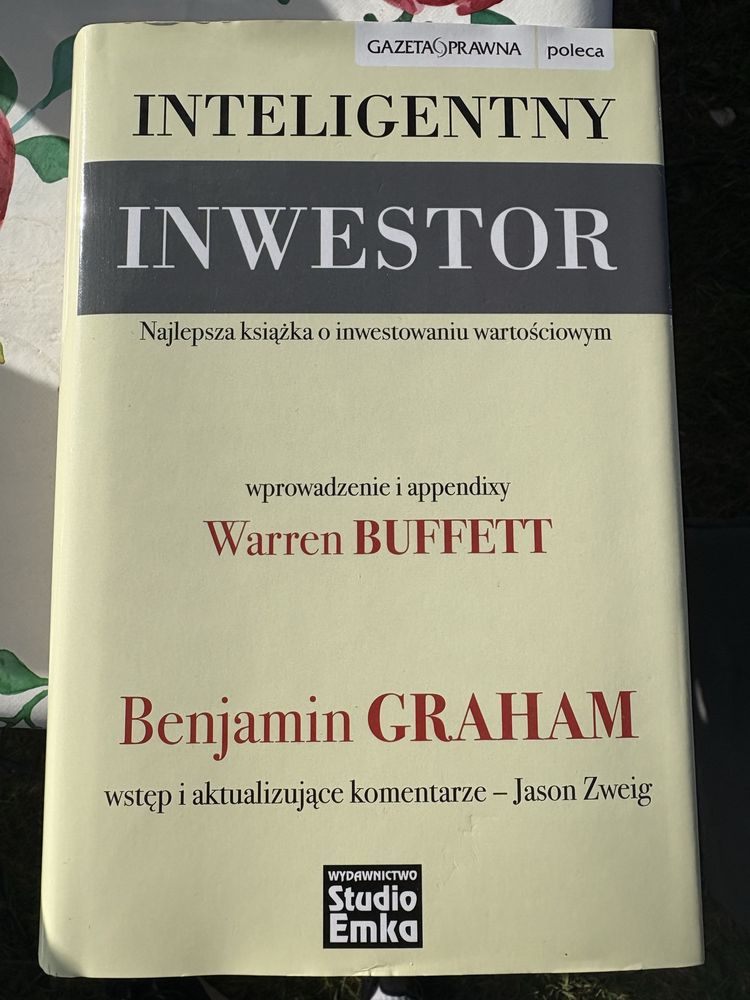 Inteligentny inwestor -  Benjamin Graham, bestseller, świetny stan