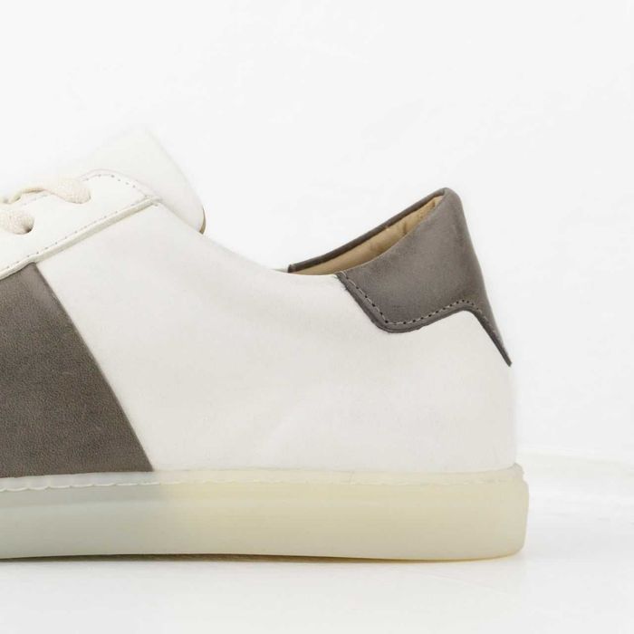 Tênis de couro ERNESTO DOLANI (40, 42) feito à mão na Itália