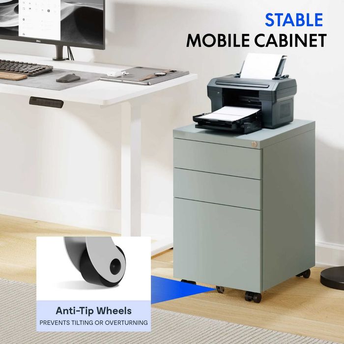 Nowa szafka aktowa /na kółkach /półka /regał/ szafa mobilna CB23!K516!